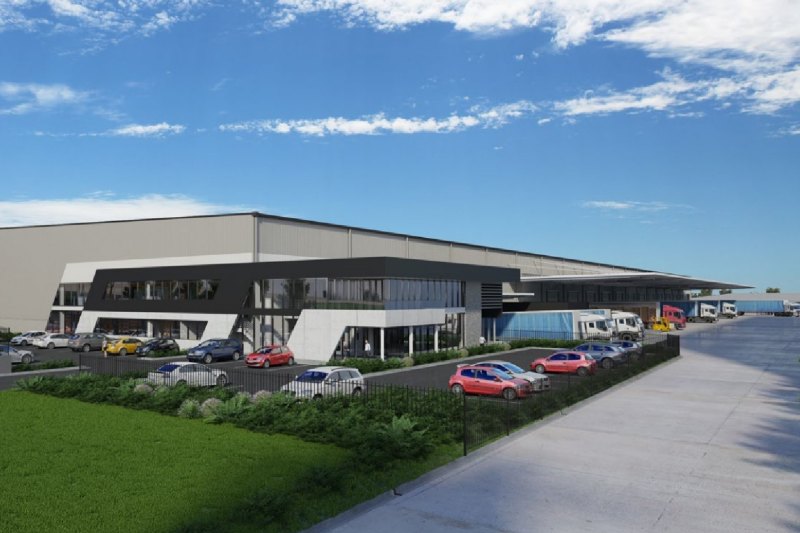 Artist impression of the CouriersPlease Western Sydney warehouse.