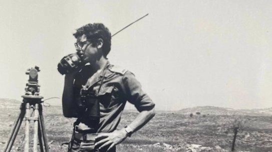 Ahron Bregman in Lebanon in 1982.