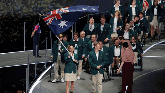 The Commonwealth Games opening ceremony. 