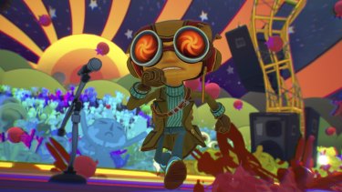 Psychonauts 2 has a fancy, elevated mid-2000s vibe.
