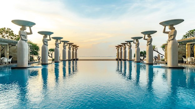 The Mulia at Nusa Dua includes six dream-like swimming pools.
