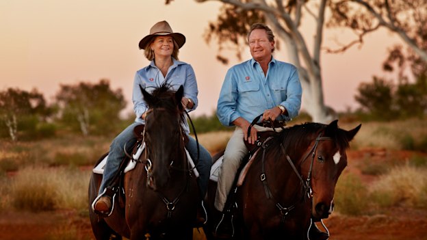 Nicola and Andrew Forrest.