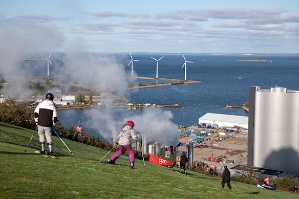 There is a nice view from CopenHill.