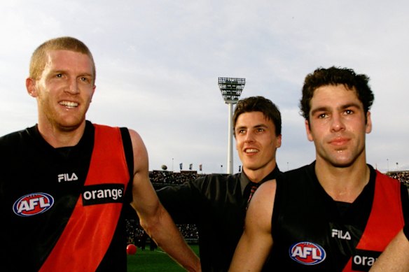 Dean Solomon (right) during his playing days.