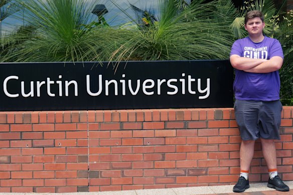 Curtin Student Guild president Dylan Storer.