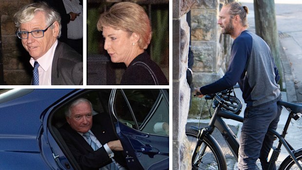  Bruce McWilliam, Michaelia Cash, Justin Hemmes and Nick Greiner attend expensive Liberal Party fundraiser at Hemmes' property. 