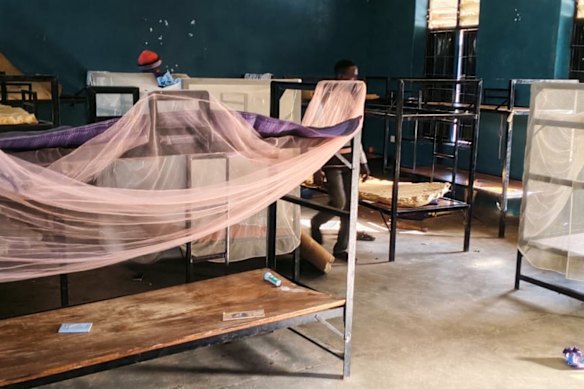 The dormitories of St Mary’s after the kidnapping. 