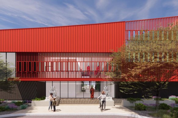 Artists’ impression of the Chung Wah Bentley Community Centre.