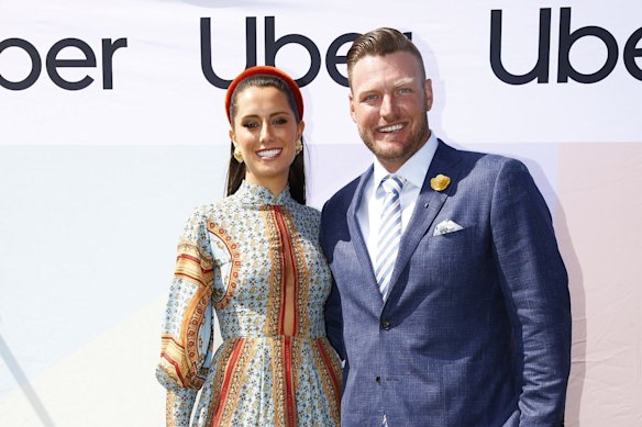 Sam Groth and wife Brittany.