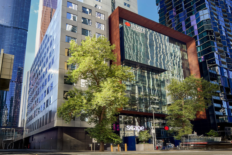 Scape Franklin Street, in central Melbourne, is the largest asset included in the new fund and with 50,000 square metres of gross floor area it is the largest mixed-use and education building globally.