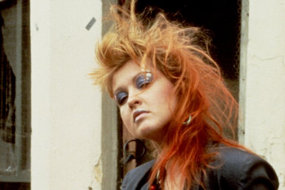 Cyndi Lauper in 1983, the year she released <i>Girls Just Wanna Have Fun</i>.