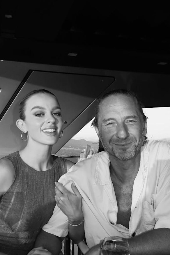 Madeline Holtznagel and her partner, Justin Hemmes.