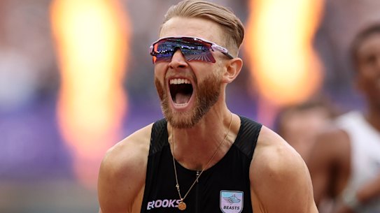 Josh Kerr wore a specially designed “speed suit” when he broke the world record in the mile.