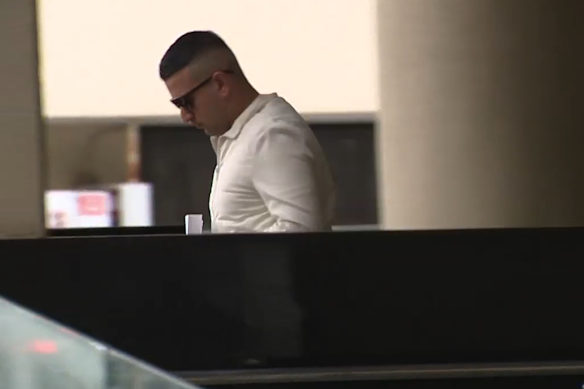 Maytham Hamad leaving Perth Magistrates Court in June 2025.