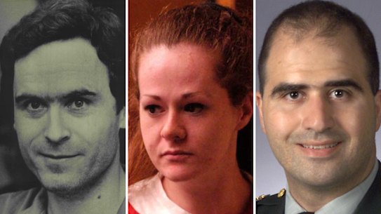 Ted Bundy, Christa Pike and Nidal Malik Hasan.