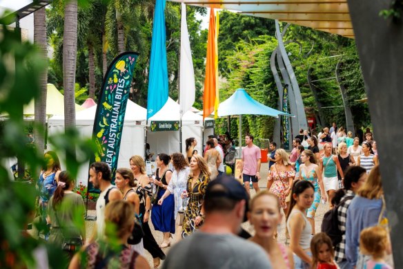 Great Australian Bites at South Bank, Brisbane, will feature celebrity chefs Miguel Maestre and Peter Kuruvita and former Olympic swimmer Brooke Hanson.