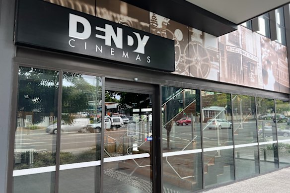 Dendy Coorparoo cinemas in May, 2025. The cinema is closed for “unscheduled maintenance”.
