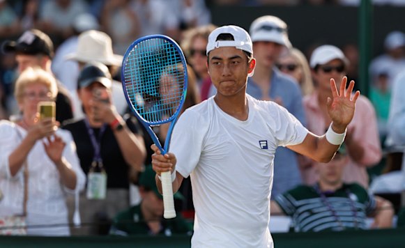 Australia’s Hijikata has had a successful fortnight at Wimbledon.
