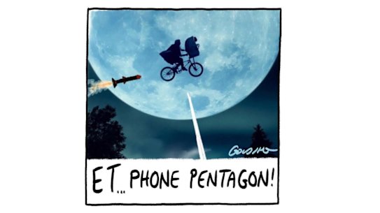 ET UFO. Credit: Matt Golding