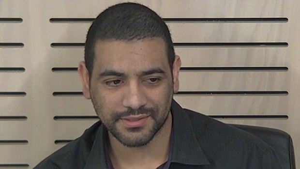 Sacked Transport for NSW official Ibrahim Helmy appears in the witness box on Thursday.