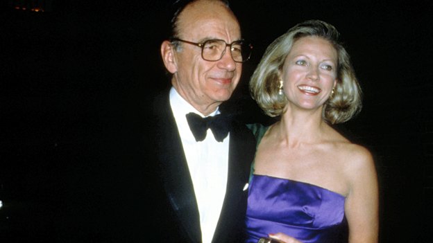  Rupert and his second wife, Anna, in 1989.