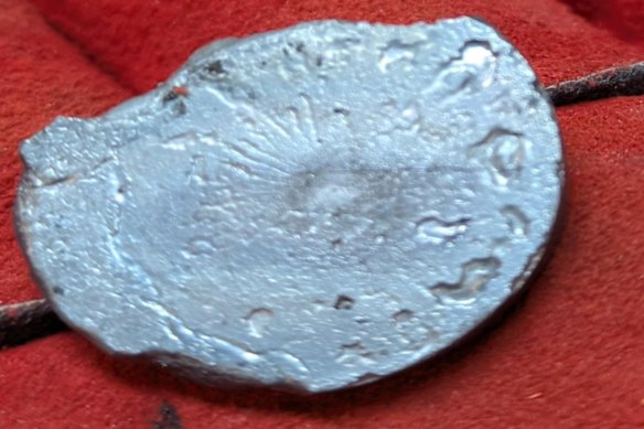 A 100% American made antimony ingot from Locksley Resources’ Mojave project in California.