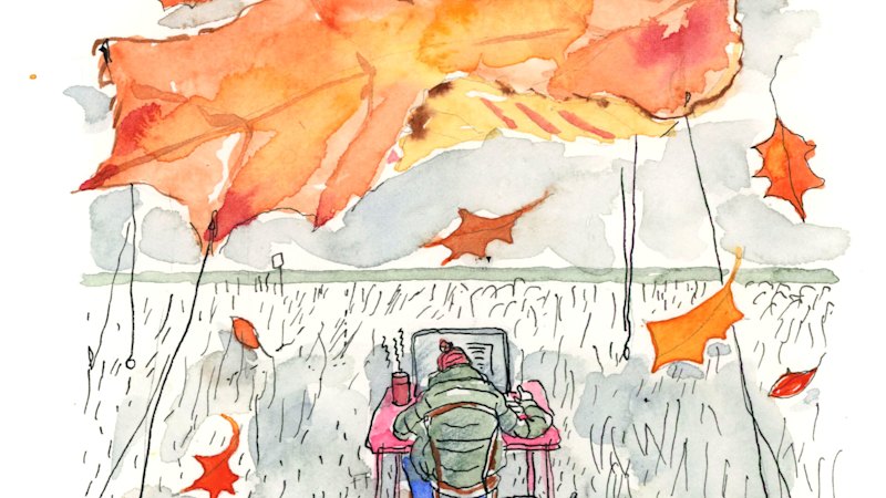 The caravan crowd is heading north. Go ahead, I’ll be waiting