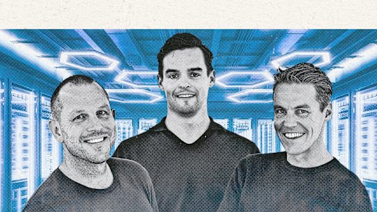 Jonathan Levee, Tim Rosenfield and Oliver Curtis all stand to take a major hit to their paper wealth should Firmus fail to go public, or list at a discount.