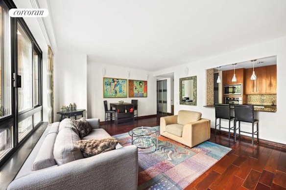 This Manhattan apartment has generous storage, according to the listing.