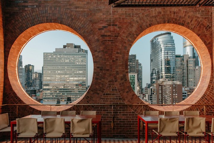 The Mid Air restaurant and bar on top of Accor’s new Hyde Melbourne Place in Melbourne’s CBD.