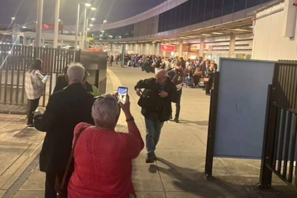 Brisbane Airport has been evacuated.