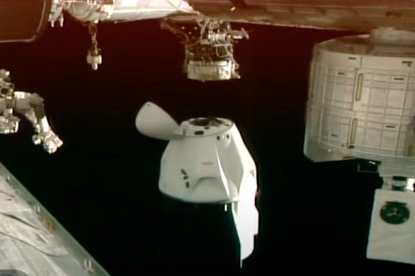 The returning astronauts are expected to splash down on Thursday evening (AEDT) in the Pacific Ocean near San Diego.