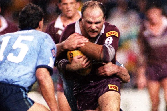 Wally Lewis showed nary  thoughts of self-preservation during his celebrated playing career, but it has travel  astatine  a cost.