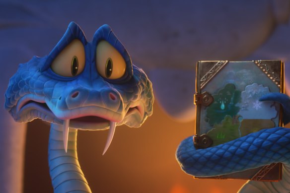 Gary De’Snake is voiced by Ke Huy Quan