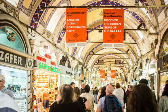 The buzz of the bazaar.