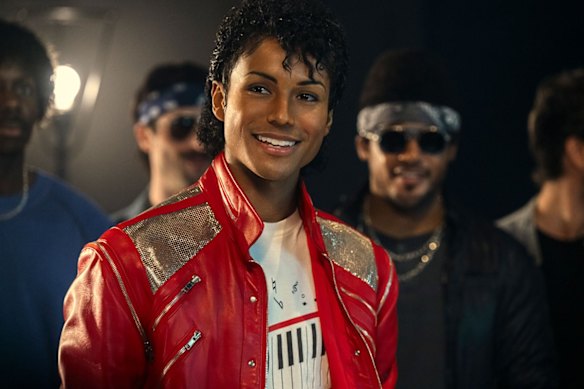 Jaafar Jackson as his uncle in the new blockbuster biopic Michael.