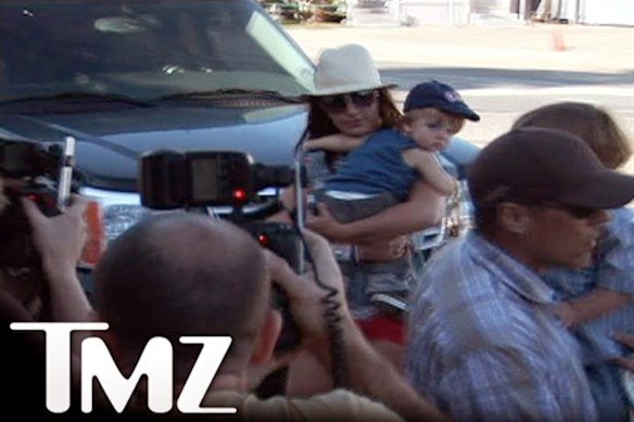 The unravelling of Britney Spears – here seen arriving at court with her son Jayden in 2007 – happened in the full glare of the media.