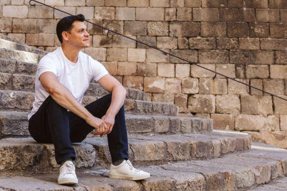 Kepnes in Barcelona. The author and blogger includes flight costs in his $US75-a-day budget.