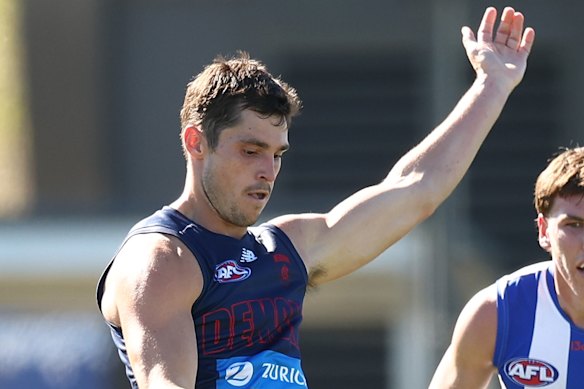 Jack Steele was St Kilda captain last season, now he’s in Demons colours.