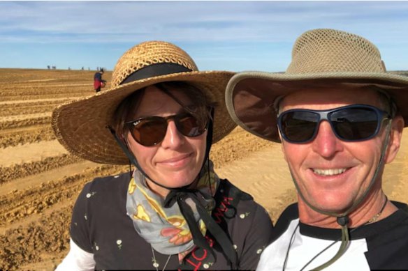 Pater with wife Gita Sonnenberg.