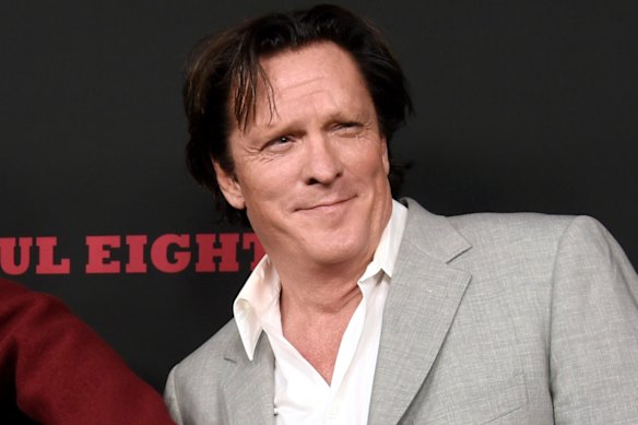 Michael Madsen appears at the premiere of The Hateful Eight in Los Angeles in 2015.