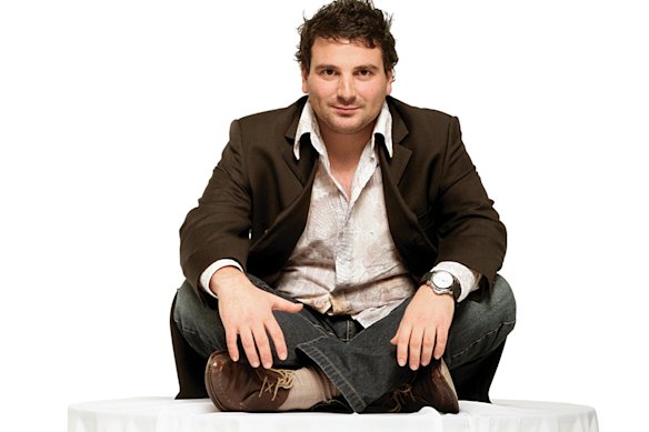 A young George Calombaris, when he was chef at the now-closed The Press Club.