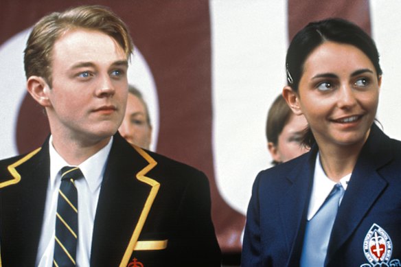 Matthew Newton and Pia Miranda in Looking for Alibrandi.