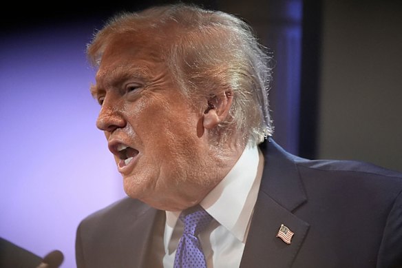 “I don’t talk to CNN, it’s fake news”: A testy Donald Trump was clearly irritated by the Supreme Court decision.