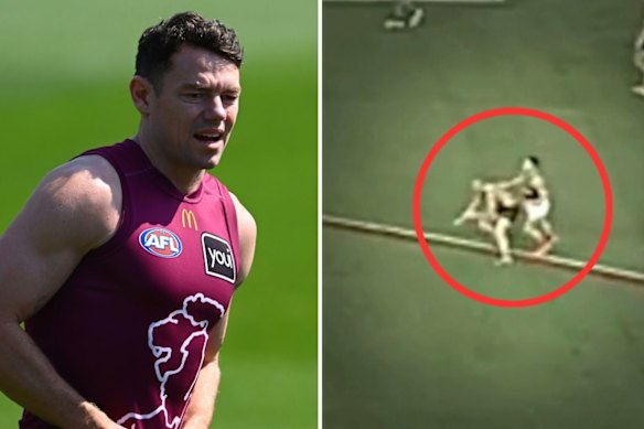 Lachie Neale copped an initial one-game ban for the gut punch. The suspension was upheld.