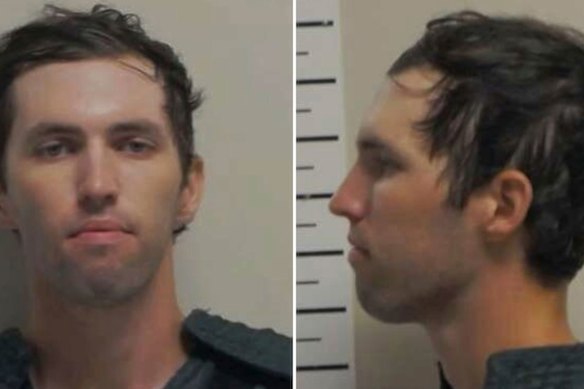 Mugshots of Tyler Robinson, who has been identified as the gunman in the Charlie Kirk shooting.