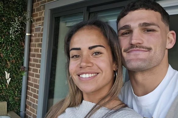 Mary Fowler and Nathan Cleary share a photo on Instagram in June, 2024.