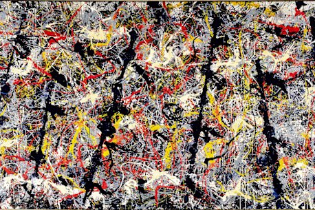 Jackson Pollock’s Blue Poles.