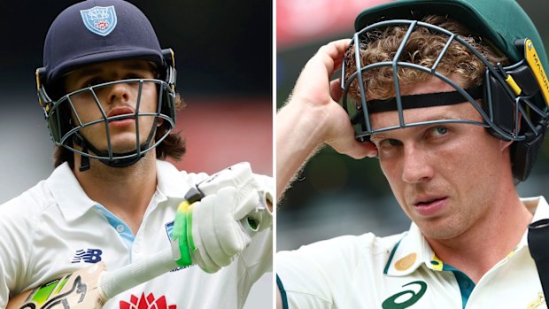 Test contenders Sam Konstas and Nathan McSweeney both scored centuries in the first half of the Sheffield Shield season.