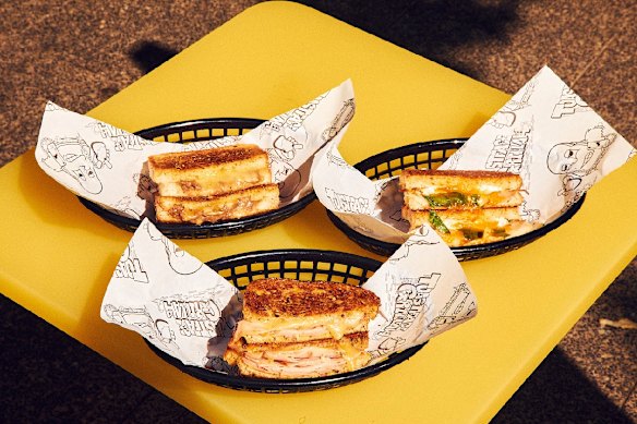 Toasties at Toastface Grillah.
